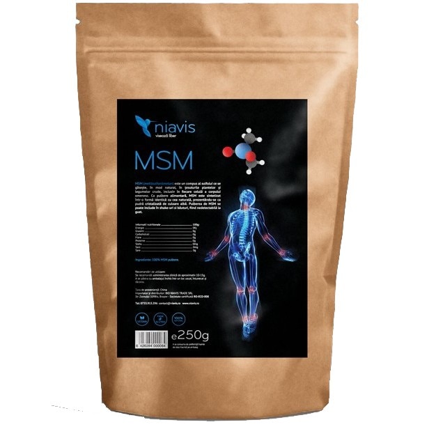 MSM Pulbere 100% Naturala, 250 g