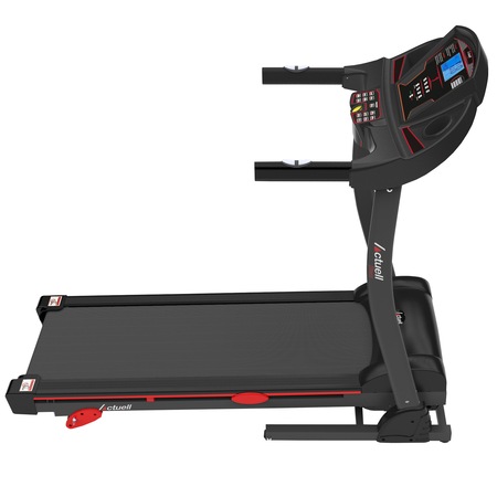 Banda de alergare electrica Actuell t2000i, bluetooth, FitShow, Kinomap, putere maxima 3CP, greutatea maxima a utilizatorului 110kg, senzori puls manual, port MP3