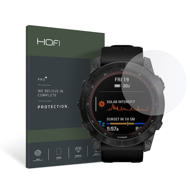 HOFI Glass Pro+ Garmin Fenix 6X / 6X Pro / 7X üveg képernyővédő fólia (FN0312) (FN0312)