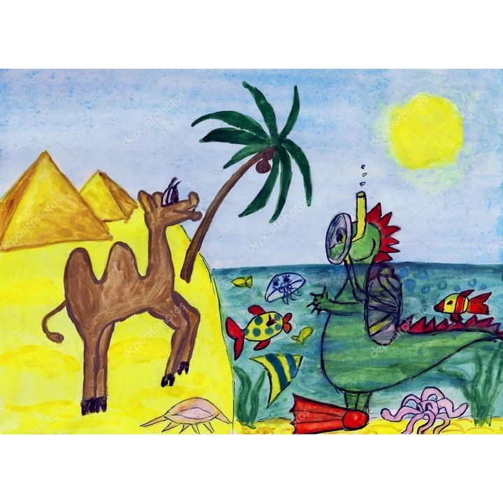 Printly, Sárkány újév jön, Vászonfestmény, 100 cm x 70 cm