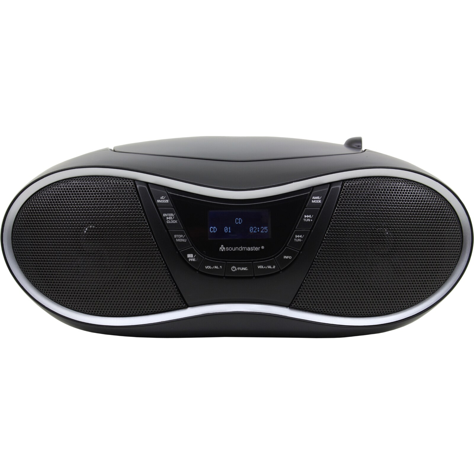 Microsistem audio, Soundmaster, AUX/USB, 40 canale, Afisaj LCD, 4 W ...
