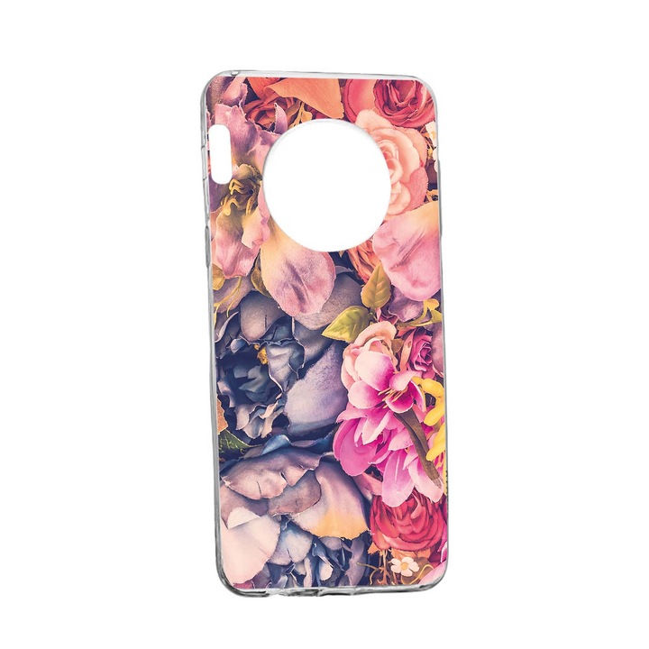 Силиконов калъф Unique за Honor Magic4 Pro, Floral, Transparent TR 5