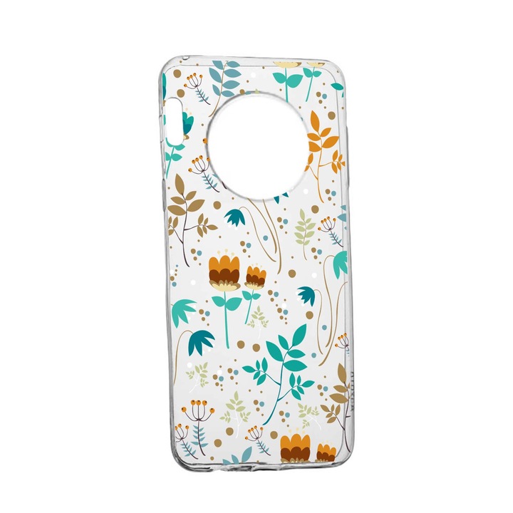 Силиконов калъф Unique за Honor Magic4 Pro, Spring Flowers, Transparent TR 28
