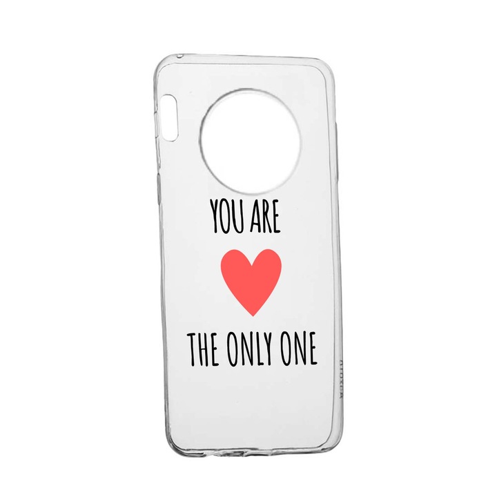 Husa Silicon, Compatibila Cu Honor Magic4 Pro, You Are The Only One, rezistenta la uzura, Transparent TR 114