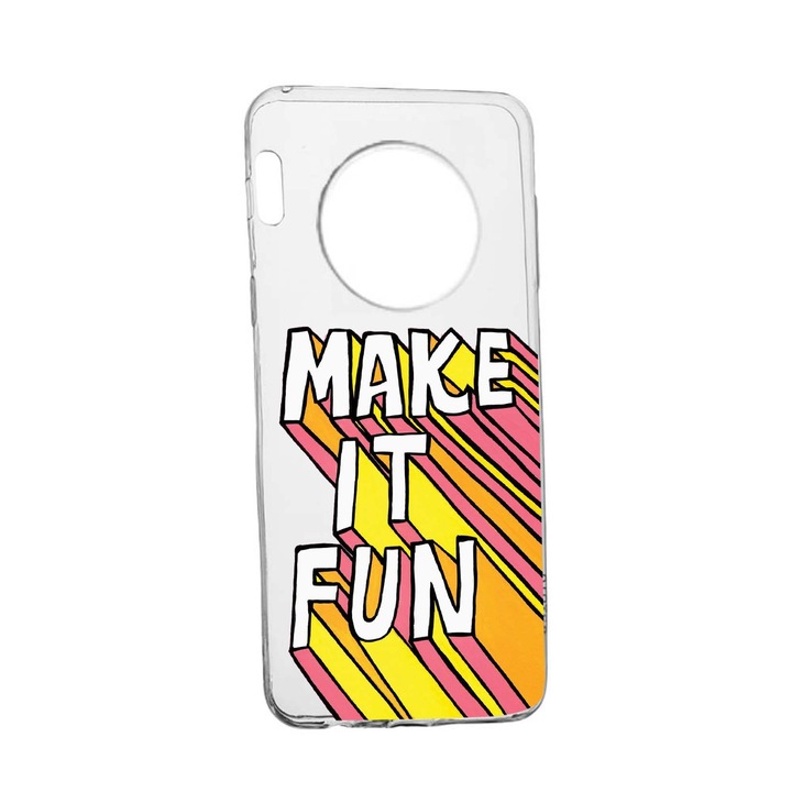 Husa Silicon, Compatibila Cu Honor Magic4 Lite, Make It Fun, rezistenta la uzura, Transparent TR 494