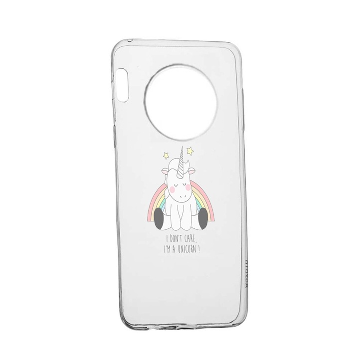 Силиконов калъф Unique за Honor Magic4 Pro, Unicorn - I Don't Care, Transparent TR 524