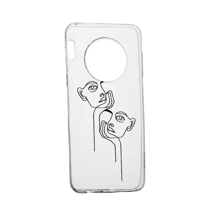 Силиконов калъф Unique за Honor Magic4 Pro, Boring, Transparent TR 737