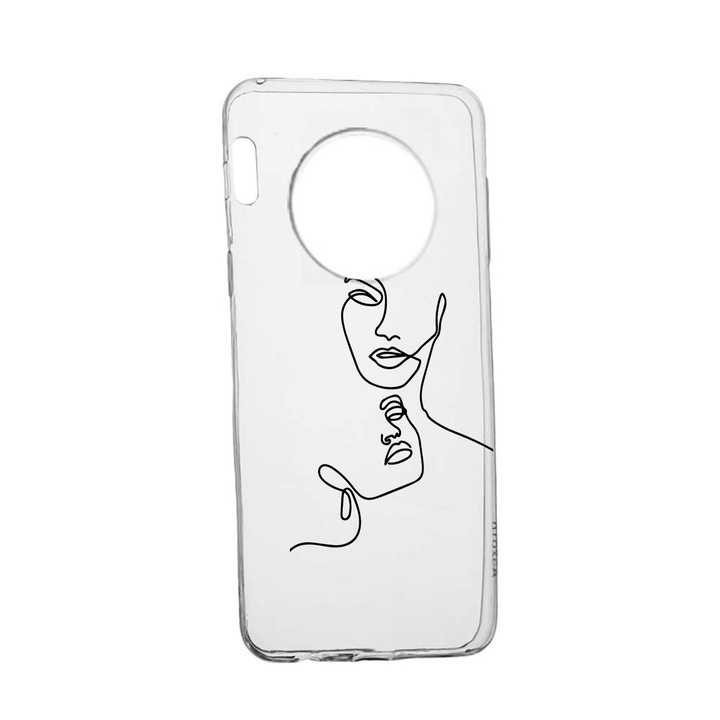 Силиконов калъф Unique за Honor Magic4 Pro, Mother Love, Transparent TR 741