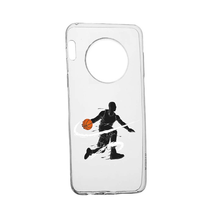 Силиконов калъф Unique за Honor Magic4 Pro, Basketball, Transparent TR 791