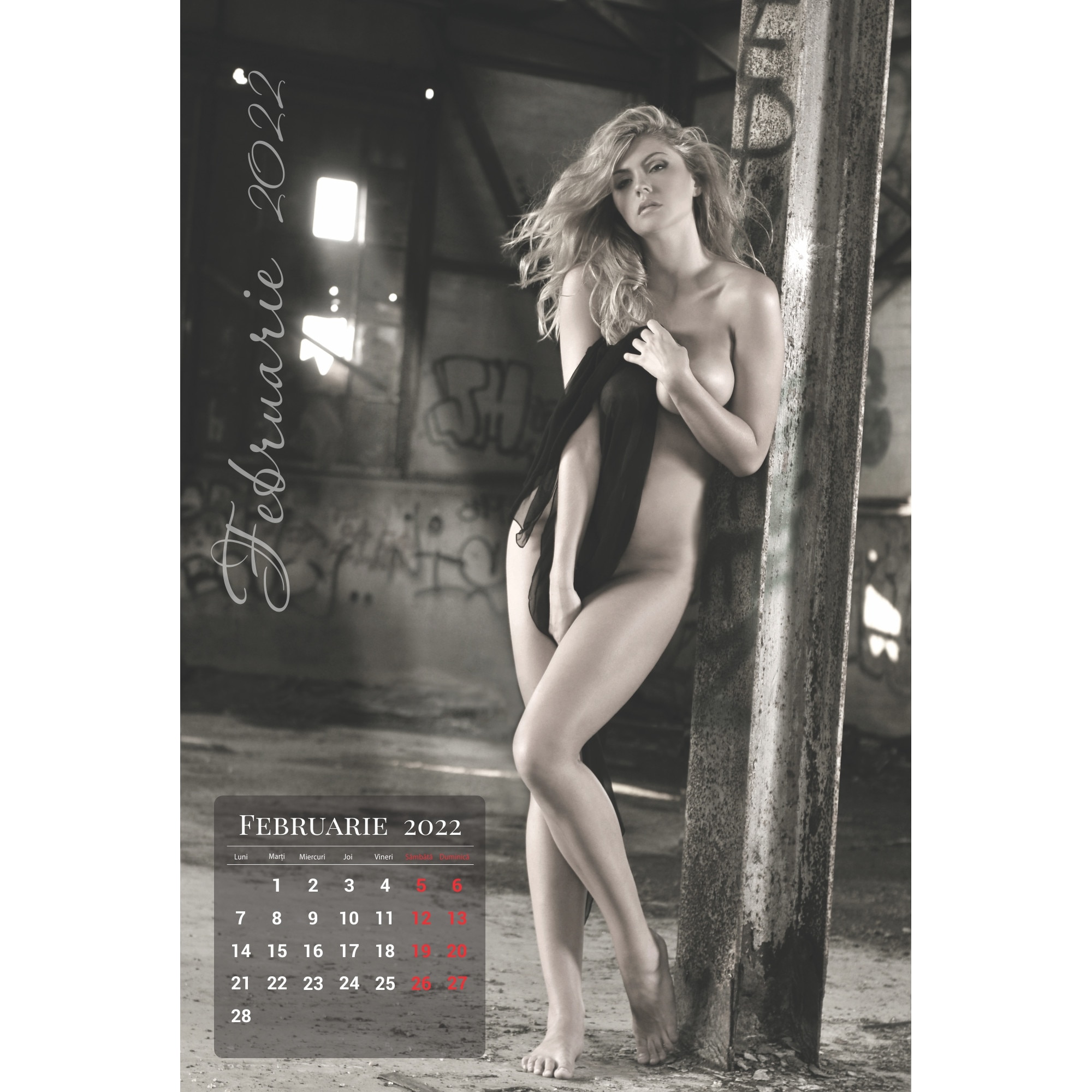 Calendar perete Femei Nud  Nude Girls, 32 x 48 cm Urban - eMAG.ro