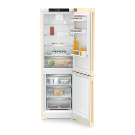 Combina frigorifica Liebherr CNbef 5203 Pure, No Frost, EasyFresh, 330 l, Clasa F, H 185.5 cm, Bej