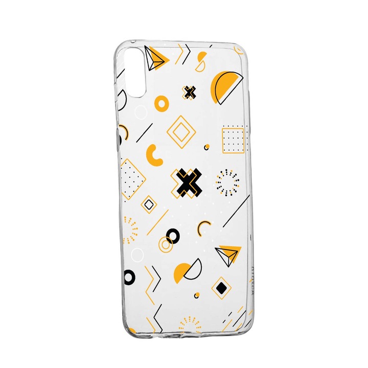 Силиконов калъф Unique за Alcatel 1B, Symbols, Transparent TR 763