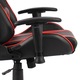 vidaXL piros PVC forgó gamer szék 20481