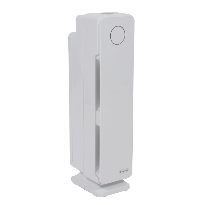 Въздухопречиствател, изработен от пластмаса, 52 W, 5 скорости, 230V, 204 mc/h, 70 x 23 x 17 cm, площ на покритие 25 sqm, бял
