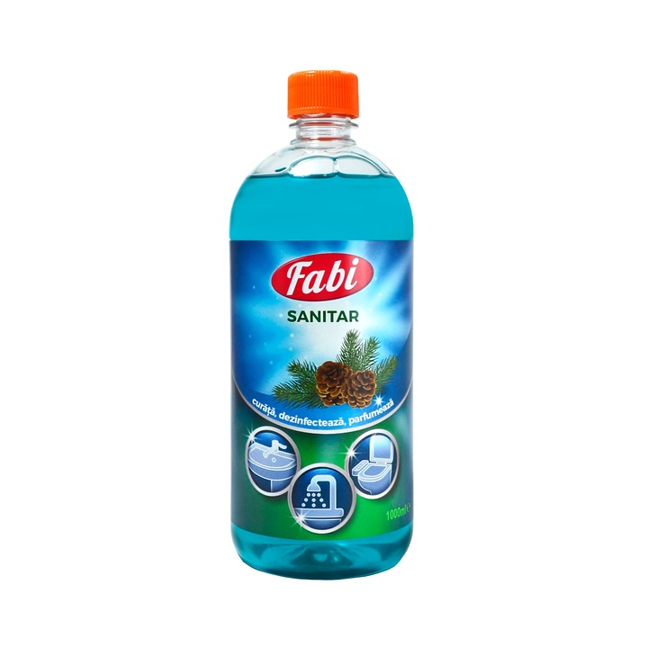 Detergent dezinfectant obiecte sanitare, Fabi, 1L