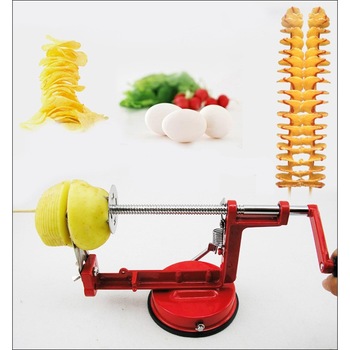Dispozitiv pentru taiat cartofi in spirala Spiral Potato Slicer Dispozitiv pentru taiat cartofi in spirala Spiral Potato Slicer