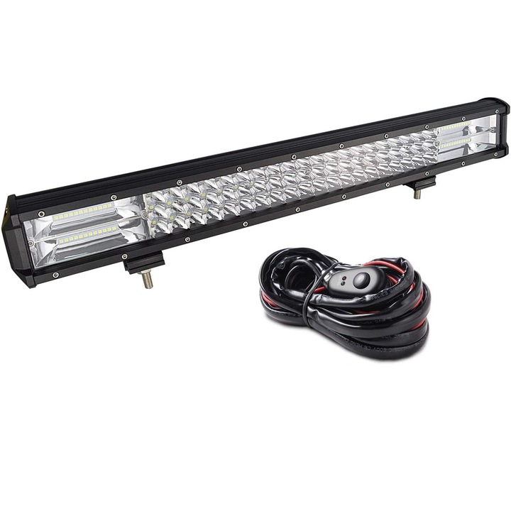 Комплект LED прожектор AutoREY, За Off-road, 288 W, С реле и бутон, 51 см