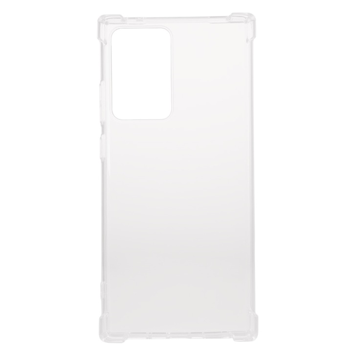 Husa de protectie Spacer pentru Samsung Galaxy Note 20 Ultra, protectie suplimentara antisoc la coltur material flexibil TPU, Transparenta