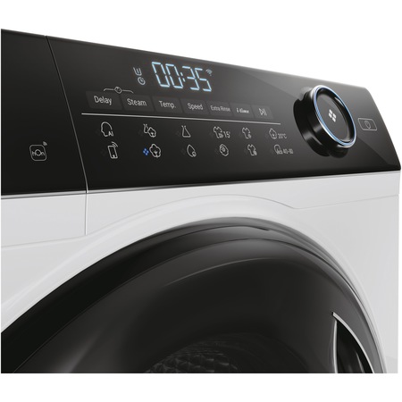 Пералня Haier HW100-B14959U1-S, 10 кг, 1400 rpm, Клас A, Motor Direct Motion, Wi-Fi, iRefresh, ABT, Steam, iTime, Pillow Drum, Dual Spray, Бял