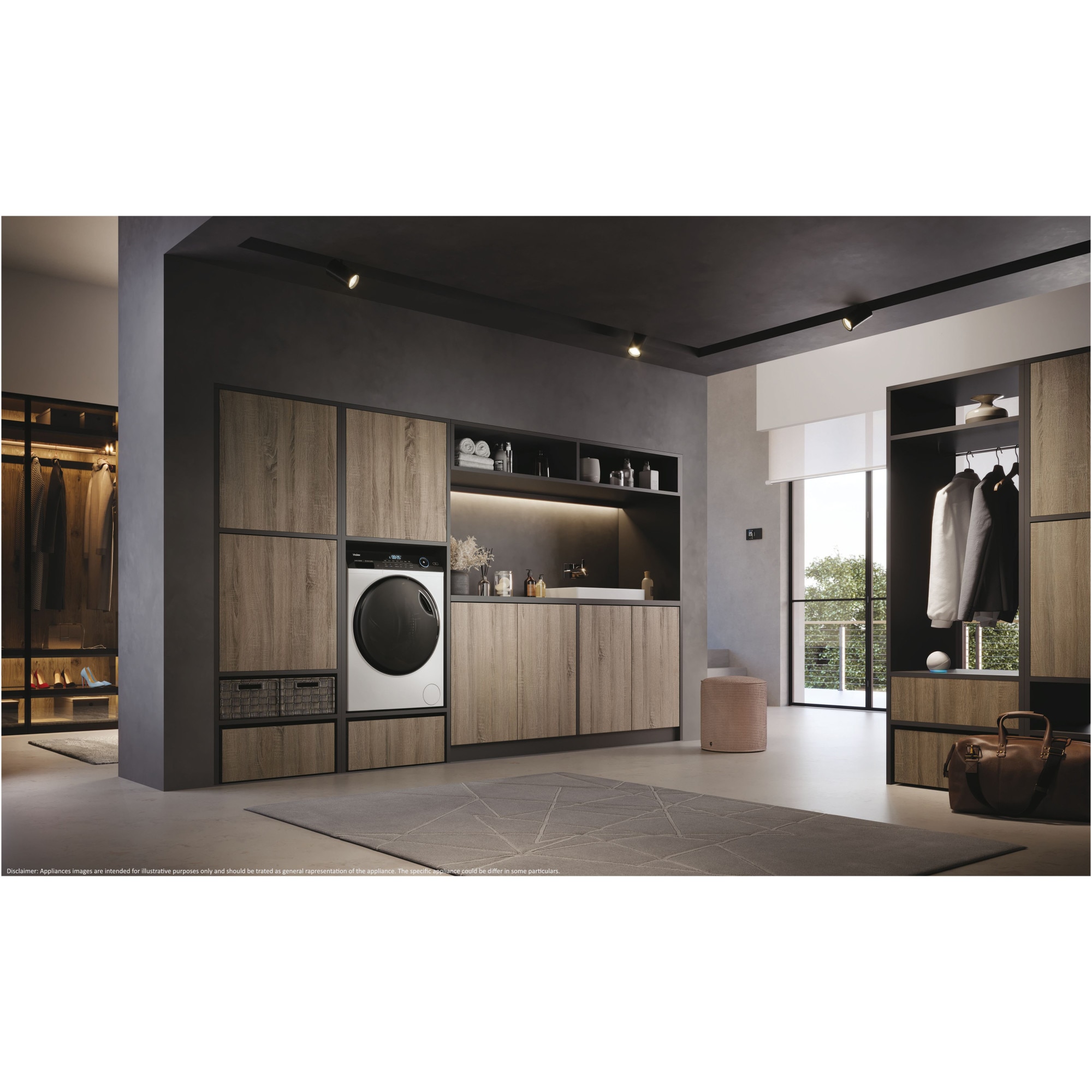 Masina de spalat Haier HW80-B14959EU1-S, 8 kg, 1400 rpm, Motor Direct Motion, Clasa A, Refresh, WiFi, Steam, Alb