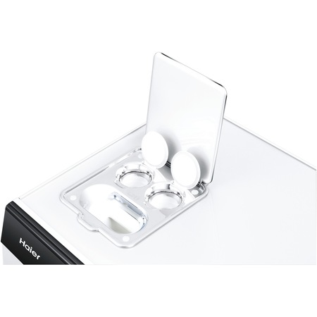 Masina de spalat rufe cu uscator Haier HWD100BD1499U1NS, Spalare 10 kg, Uscare 6 kg, 1400 rpm, Clasa A, Motor Direct Motion, Wi-Fi, iRefresh, ABT, Steam, iTime, Pillow Drum, Dual Spray, Smart Dosing, Alb