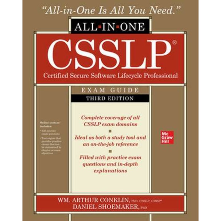 CSSLP Certified Secure Software Lifecycle Professional All-in-One Exam Guide, Third Edition de Wm. Arthur Conklin