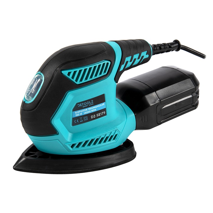 Detoolz DZ-SE179 háromszögcsiszoló, 180 W, 14000 RPM