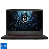 Laptop Gaming MSI GF63 cu procesor Intel Core i7-11800H pana la 4.60 GHz, 15.6" Full HD, IPS, 144 Hz, 16GB DDR4, 512GB SSD, NVIDIA GeForce GTX 1650 4GB, Free DOS, Negru