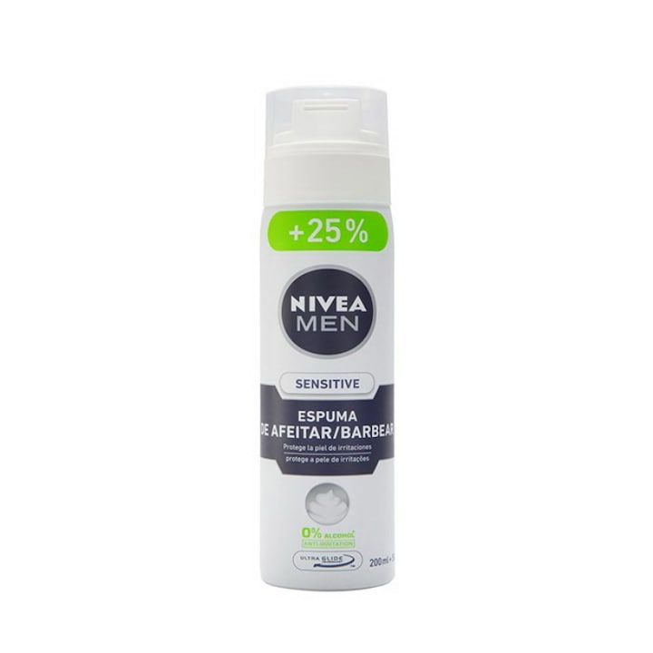 Пяна за бръснене Nivea, Sensitive, 250 мл