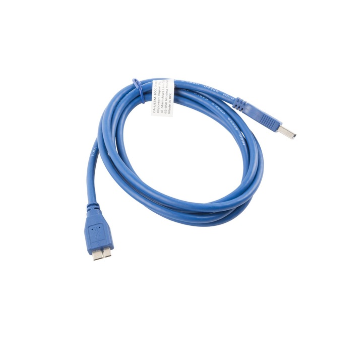 Cablu transfer date USB 3.0 tata la Micro USB 3.0 tip B tata, 1.8 metri