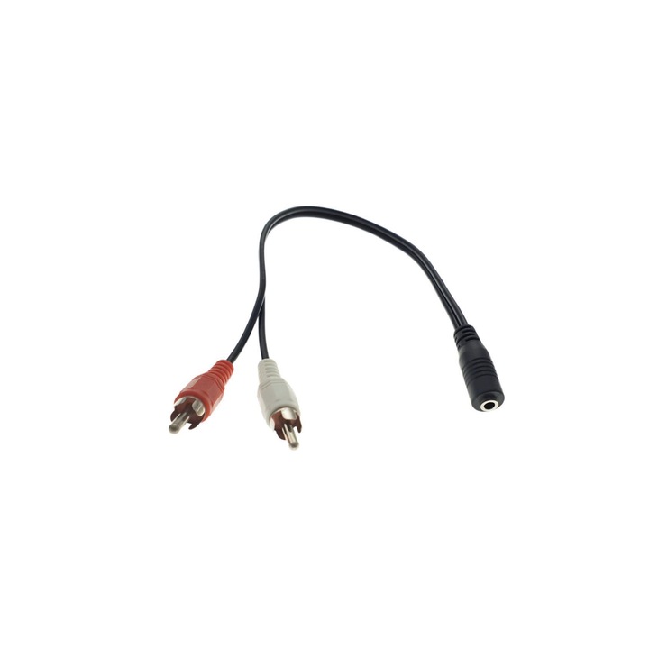 SOHO Audio adapter kábel, Jack - 2 RCA, 20 cm