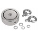 Magnet cu neodim, 350 kg, Sfoara cu carabina, 20 m, Argintiu/Rosu