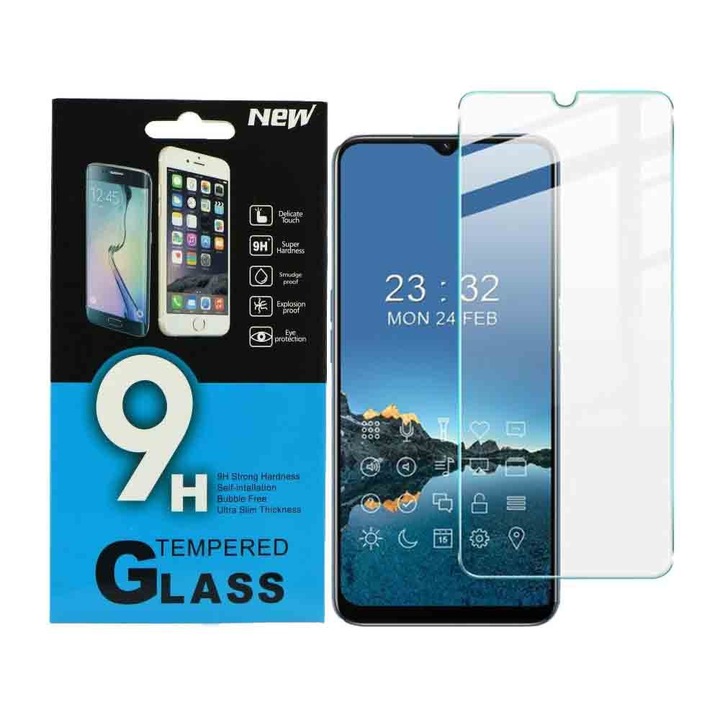 Oppo A16 / A16s / A54s / A56 5G kompatibilis üvegfólia, előlapi, edzett