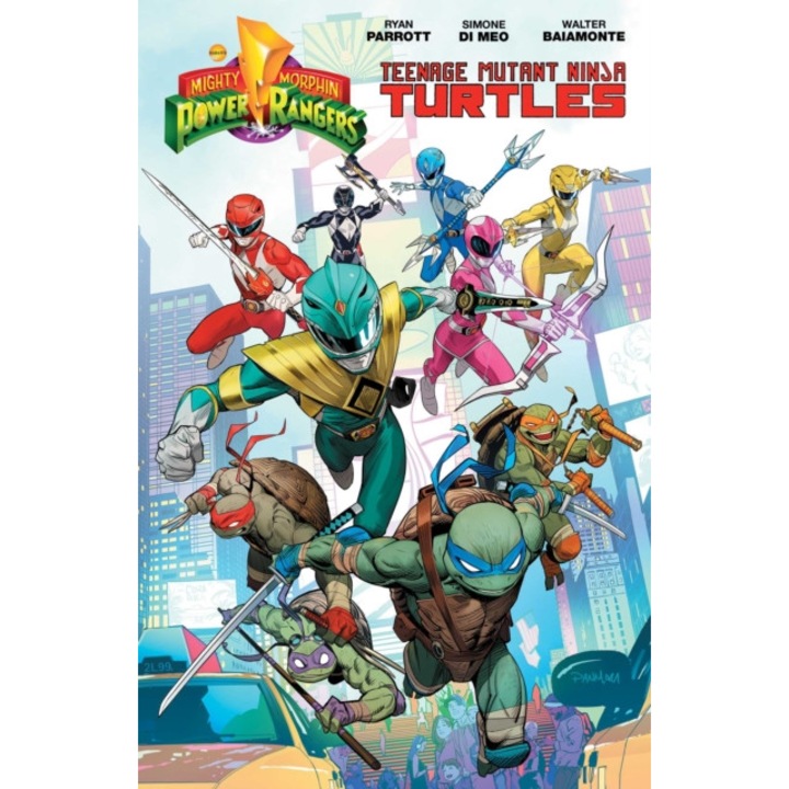 Mighty Morphin Power Rangers/Teenage Mutant Ninja Turtles de Ryan Parrott