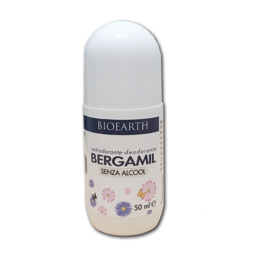 Deodorant Bergamil cu piatra de alaun si uleiuri esentiale Bioearth 50 ml