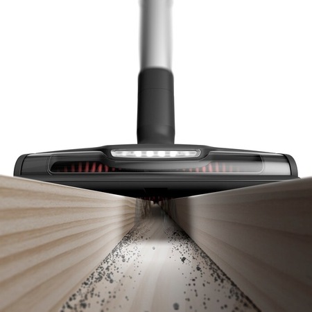 Aspirator vertical Electrolux Ultimate 800, 25,2 V, 150 AW, ecran LCD, 3 viteze + AUTO, 0,4 l, tub inox telescopic, 99,99% eficienta filtrare, autonomie 60 min, perie electrica cu LED, perie pentru saltele, stand incarcare pe podea, Alb