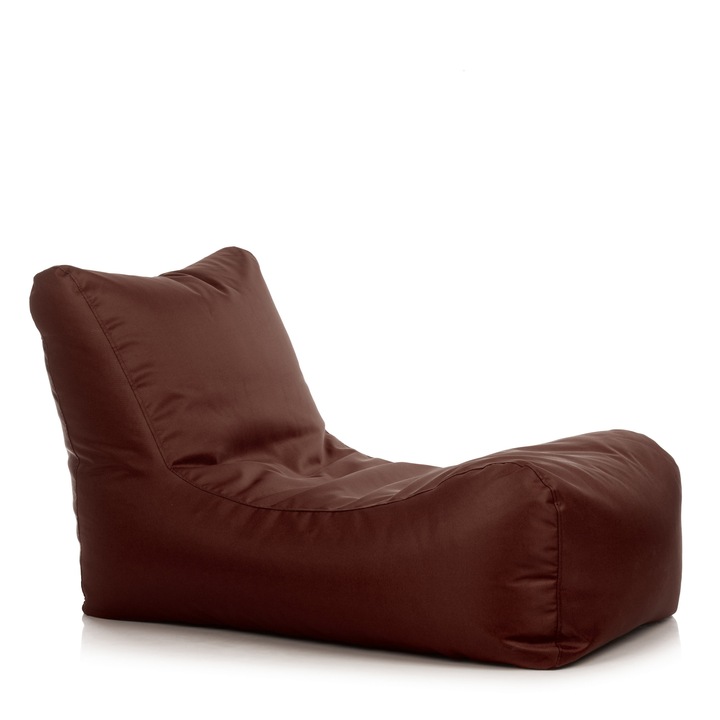Fotoliu puf Lazyboy Lounger Maro dehusabil, Dirtproof, Maner, Interior/exterior, impermeabil