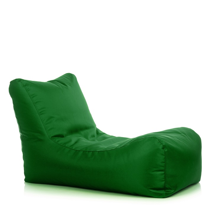 Fotoliu puf Lazyboy Lounger Verde Inchis dehusabil, Dirtproof, Maner, Interior/exterior, impermeabil