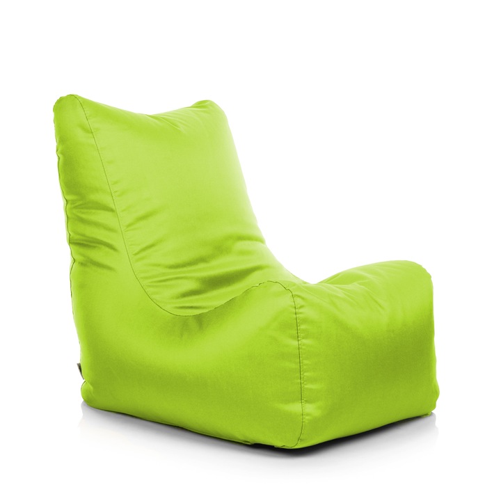 Fotoliu puf Lazyboy Osho Verde Lime dehusabil, Dirtproof, Maner, Interior/exterior, impermeabil