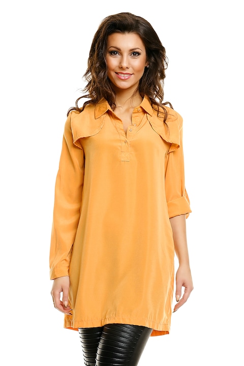 Tunica lejera cu maneci lungi, Galben mustar