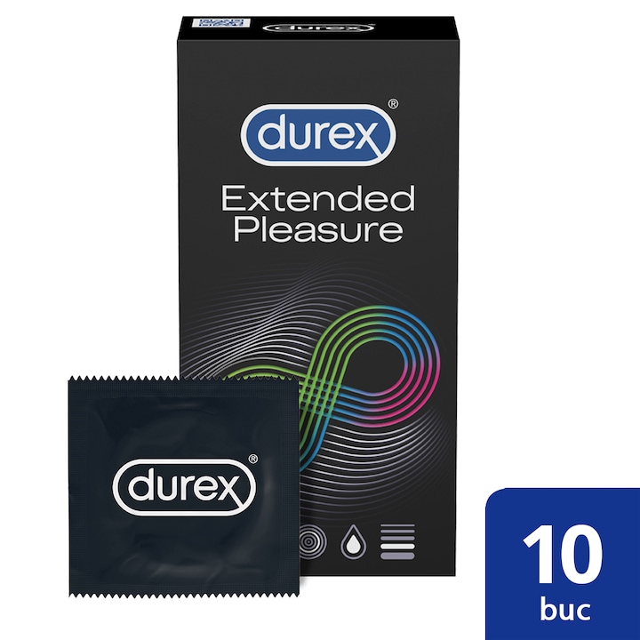 Презервативи Durex Extended Pleasure, 10 броя