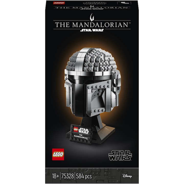 LEGO® Star Wars™ - Casca Mandalorian™ 75328, 584 piese