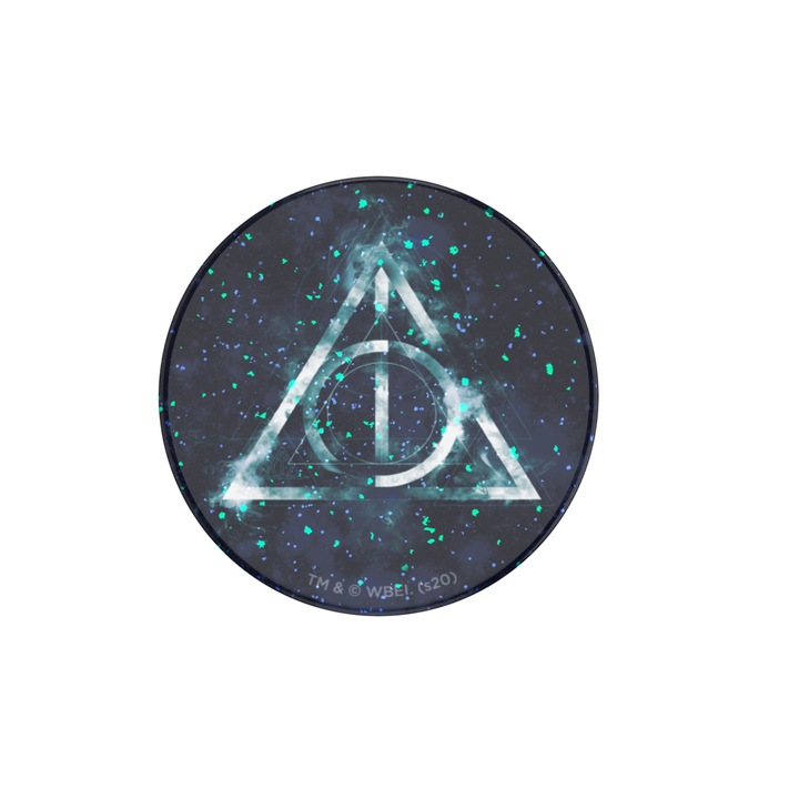 Popsocket pentru telefon sau tableta, model Deathly Hallows