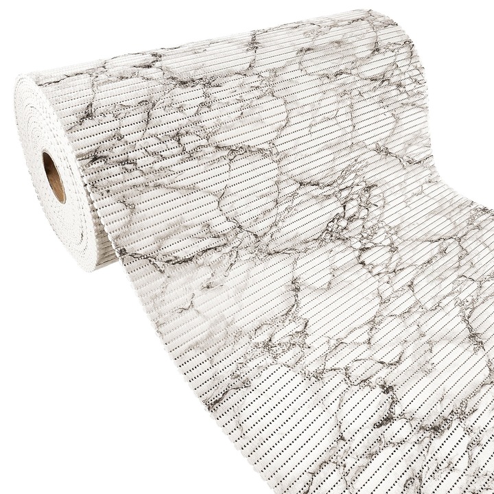 Covor anti-alunecare, 300 x 65 cm, DecoMeister®, Model Marmura, MA041-065-0300S