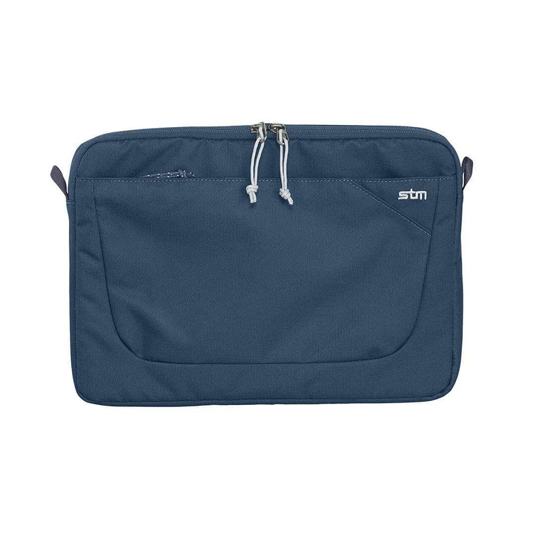 Geanta textila rezistenta la socuri si la apa pentru laptopuri si tablete de pana la 13 inchi, STM Velocity Blazer Sleeve Bag, albastru