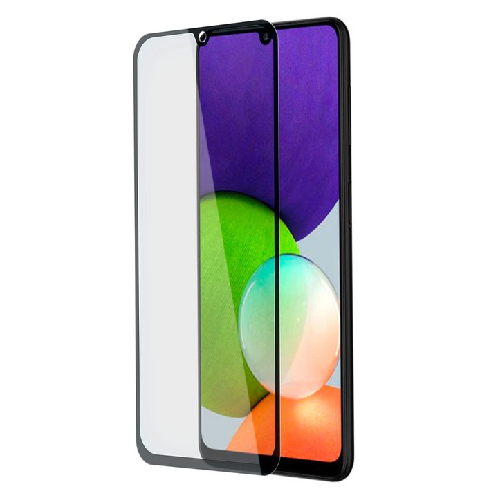 Стъклен протектор LBL 5D за Samsung A226B Galaxy A22 4G, Черен