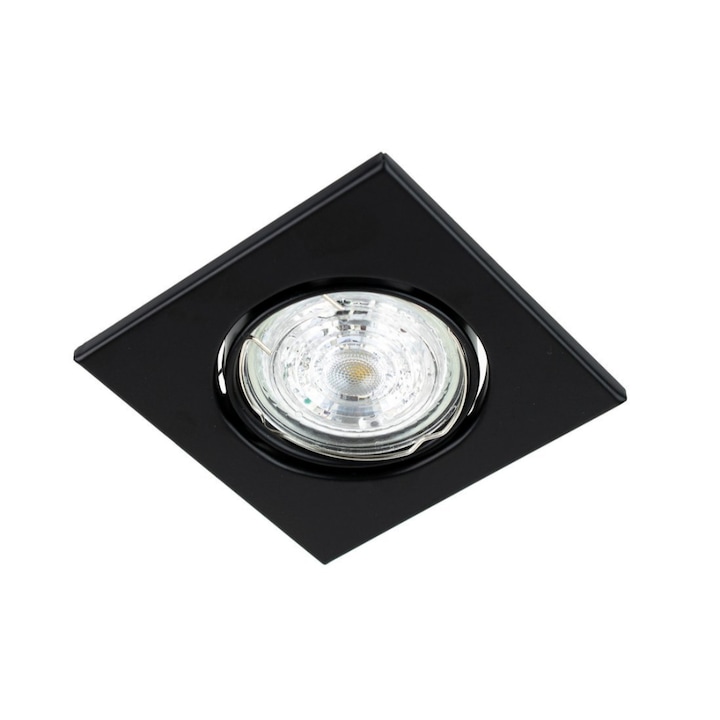 Spot LED Viera, Aluminiu, IP20, 85x85 mm, Negru