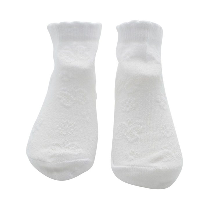 Чорапи за момиче Milusie B2233-A, Бял 32-34 EU