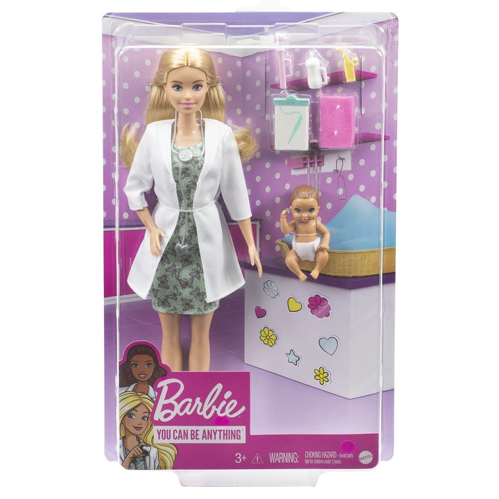 Papusa Barbie You can be - Doctor Pediatru