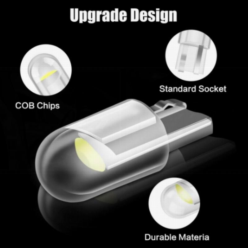 Set 2 becuri T10, LED, 12V, WY5W, galben, Canbus 58272 Vision - eMAG.ro